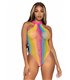 Regenbogen gehäkelt Bodysuit | Leg Avenue