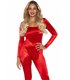 Rote Elegante Spandex Kostüm | Leg Avenue