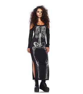 Skelettkleid mit Seitenschlitz | Leg Avenue