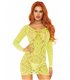 Langarmiges Minikleid aus Spitze mit Mandala-Muster | Leg Avenue