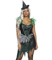 Hexen-Kostüm Wicked Witch für Damen, schwarz-grün | Leg Avenue