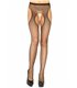 Strassbesetzte Netzstrumpfhose mit Hüftcut-outs und Schrittfrei | Leg Avenue