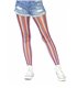 Rot Weiß Blau gestreifte Strumpfhose Amerika | Leg Avenue