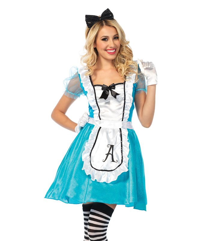 Alice im Wunderland Kostüm türkis | Leg Avenue