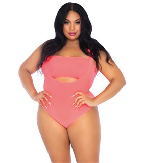 sexy bandeau und Hosenträger schwarz | Leg Avenue