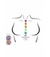 Adore Körper Glitzersticker Juwelen Sticker mehrfarbig | Leg Avenue 