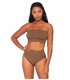 Nahtloser Bandeau-Top-Slip weiss | Leg Avenue
