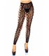 Schrittlose Strumpfhose mit sexy Musterungen schwarz | Leg Avenue