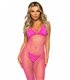 Maxikleid aus gewebtem Twist-Netz schwarz | Leg Avenue