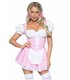 Sexy Dirndl Gingham Kleid in rosa | Leg Avenue