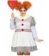 Creepy Clown Kostüm für Halloween Queen Size | Leg Avenue