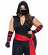 Schwarzer Ninja mit Roter Schleife | Leg Avenue
