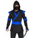 Ninja Kostüm blau-schwarz | Leg Avenue
