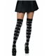 Overknee Strümpfe weiß rosa pink mit Karos | Leg Avenue