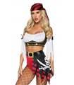 Kostüm 4tlg. Böses Piratenweib | Leg Avenue