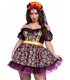 Marigold Catrina Kleid-Kostüm für stilvolle Auftritte Queen Size | Leg Avenue