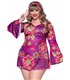 Kleid mit Glockenaermeln und passendem Haarband+ | Leg Avenue