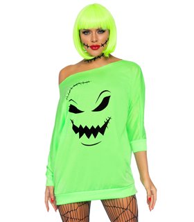 Gruseliges Jerseykleid-Kostüm für Halloween | Leg Avenue