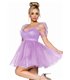 Kleid aus mattiertem Organza | Leg Avenue