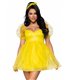 Kleid aus mattiertem Organza | Leg Avenue