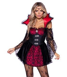 Elegant Victorian Vampire Costume for Unforgettable Nights | Leg Avenue Elegant Victorian Vampire Costume for Unforgettable Nights | Leg Avenue