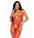 Netz-Straps-Bodystocking mit Herzchenmuster | Leg Avenue