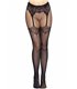 Netzstrumpfhose mit fishnet Einsatz | Leg Avenue 