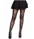 Nahtlose Strumpfhose mit floraler Spitze | Leg Avenue
