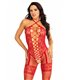 Herz-Netz-Bodystocking mit Cross-Over-Neckline | Leg Avenue