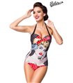 Belsira Vintage Badeanzug schwarz/weiss/rot - Monokinis & Badeanzüge