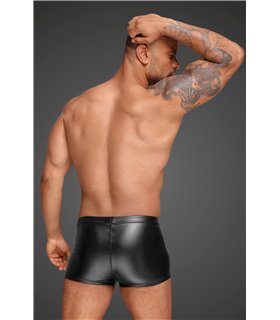 Powerwetlook Shorts mit dekorativen PVC Zierfalten