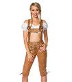Dirndline Trachtenhose mit Stickereien schwarz Dirndline Trachtenhose mit Stickereien schwarz