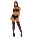 Dessous Set im reizvollen Leo-Look - Schwarz