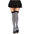 Checkerboard Thigh Highs