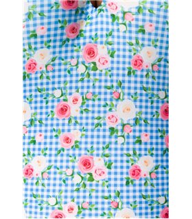 Belsira Vintage Badeanzug blau/rosa/weiss - Monokinis & Badeanzüge