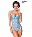Belsira Vintage Badeanzug blau/rosa/weiss - Monokinis & Badeanzüge