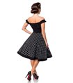 schulterfreies Swing-Kleid
