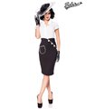 Belsira Bleistiftrock schwarz - Röcke