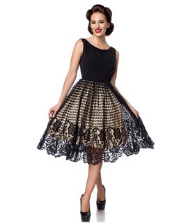 Swingkleid mit Spitze