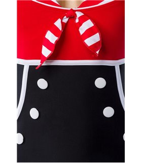 Sexy Vintage-Badeanzug mit Zierschleife Bikini - Beachwear