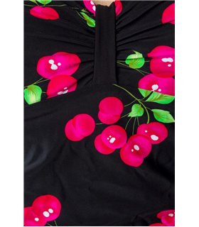 Sexy Vintage-Badeanzug mit Kirschmuster Bikini - Beachwear