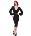 Belsira Retro Kleid schwarz - midi Kleider
