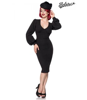 Belsira Retro Kleid schwarz - midi Kleider