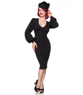 Belsira Retro Kleid schwarz - midi Kleider