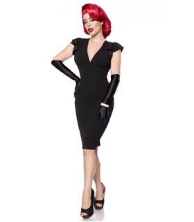 Belsira Retro Kleid schwarz - midi Kleider