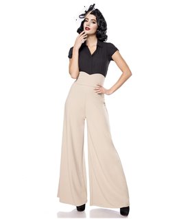 Belsira Marlenehose schwarz - Hosen & Leggings