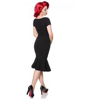 Belsira Retro Kleid schwarz - midi Kleider