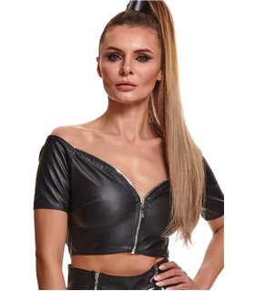 schwarzes Damen-Top BRMarina001 von Demoniq Black Rose 2,0 Collection schwarzes Damen-Top BRMarina001 von Demoniq Black Rose 2,0 Collection
