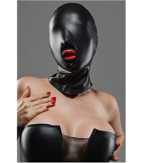 Maske TDMaskblack003 schwarz von Demoniq Total Domination Collection