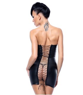 schwarzes Minikleid Greta von Demoniq Hard Candy Collection